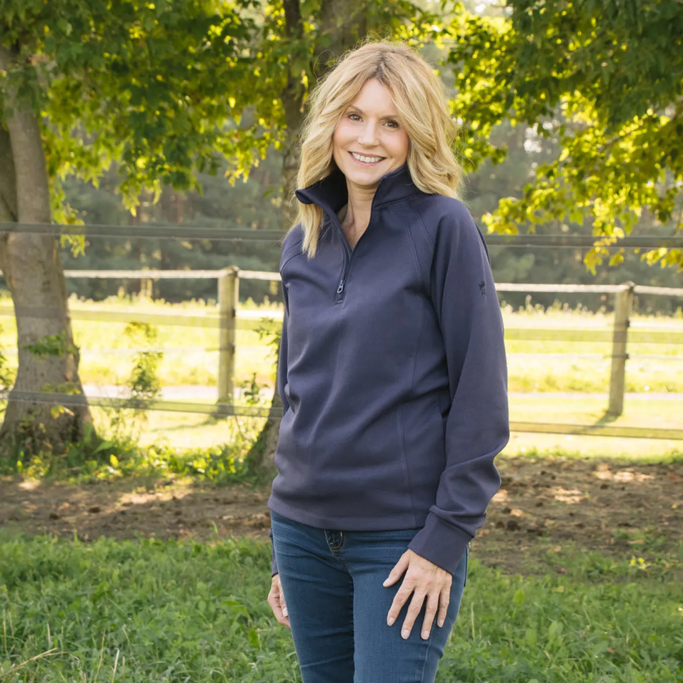 TemTeq Aria Quarter Zip Top