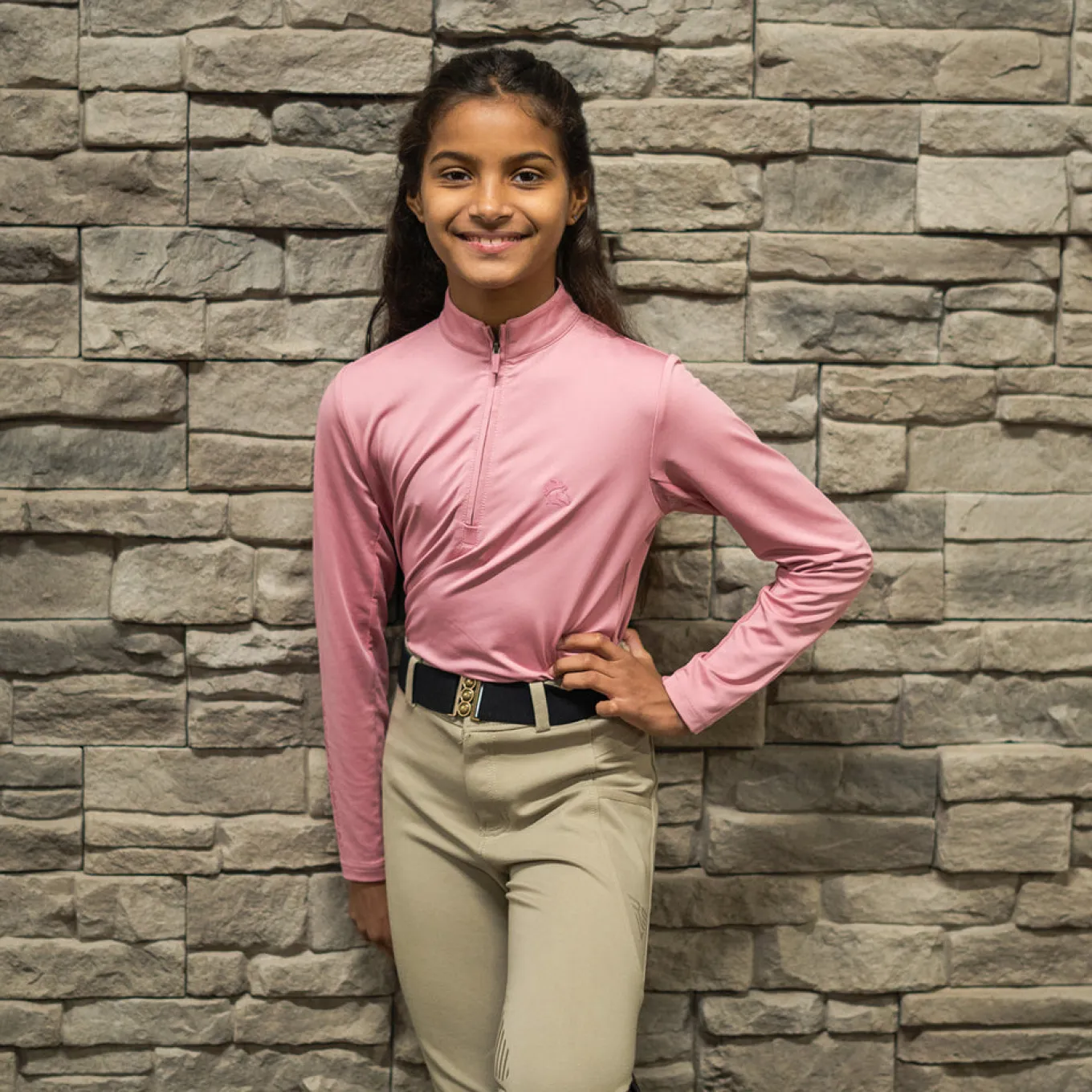TemTeq Belize Technical Quarter Zip Top - Kids'