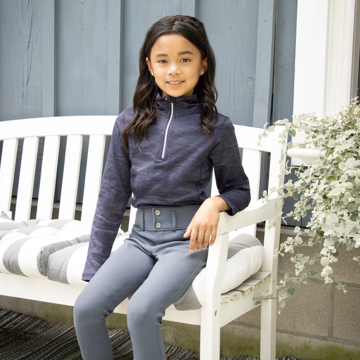 TemTeq Elisa Quarter Zip Performance Shirt - Kids'
