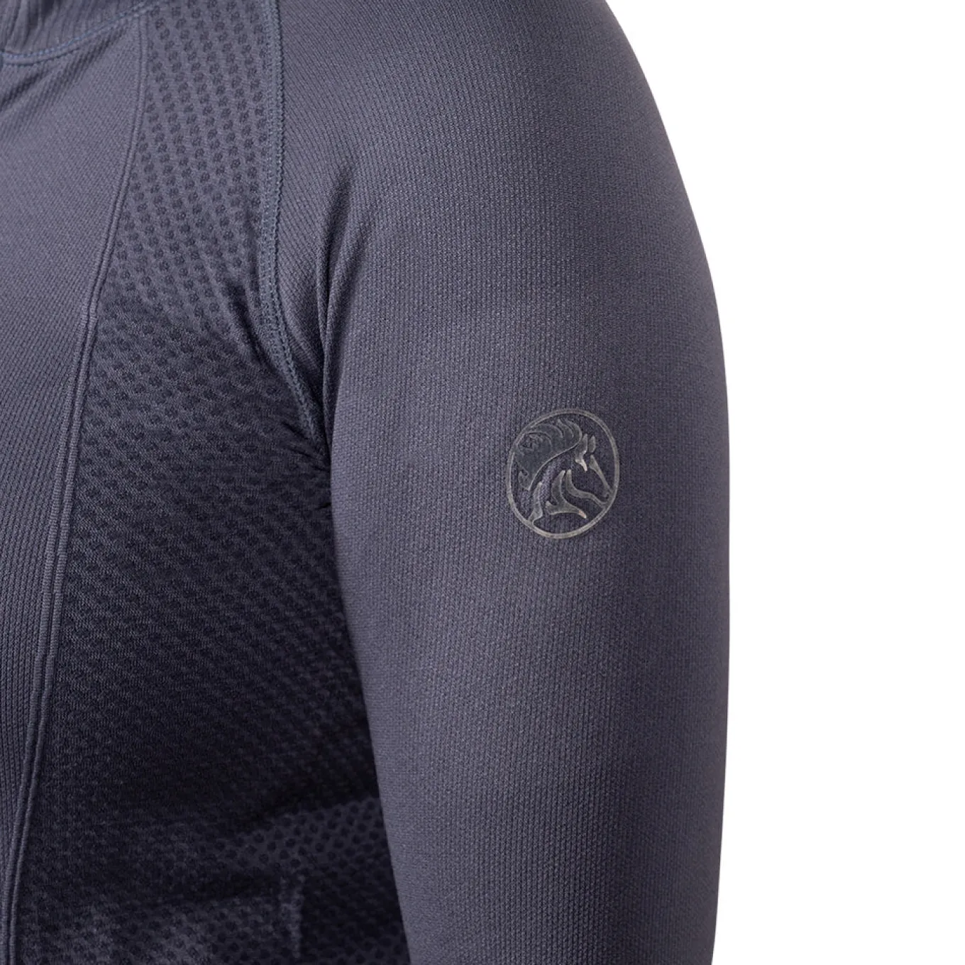 TemTeq Liso Seamless Quarter Zip Long Sleeve Top