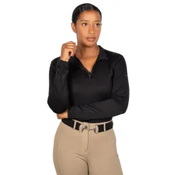 TemTeq Washable Wool Blend Quarter Zip Base Layer