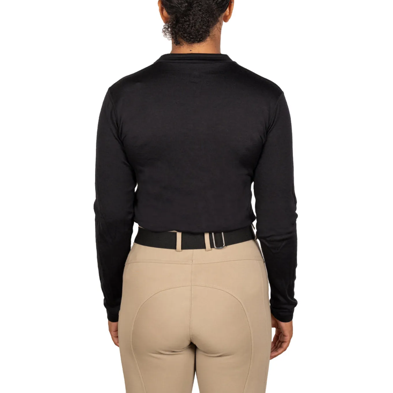 TemTeq Washable Wool Blend Quarter Zip Base Layer