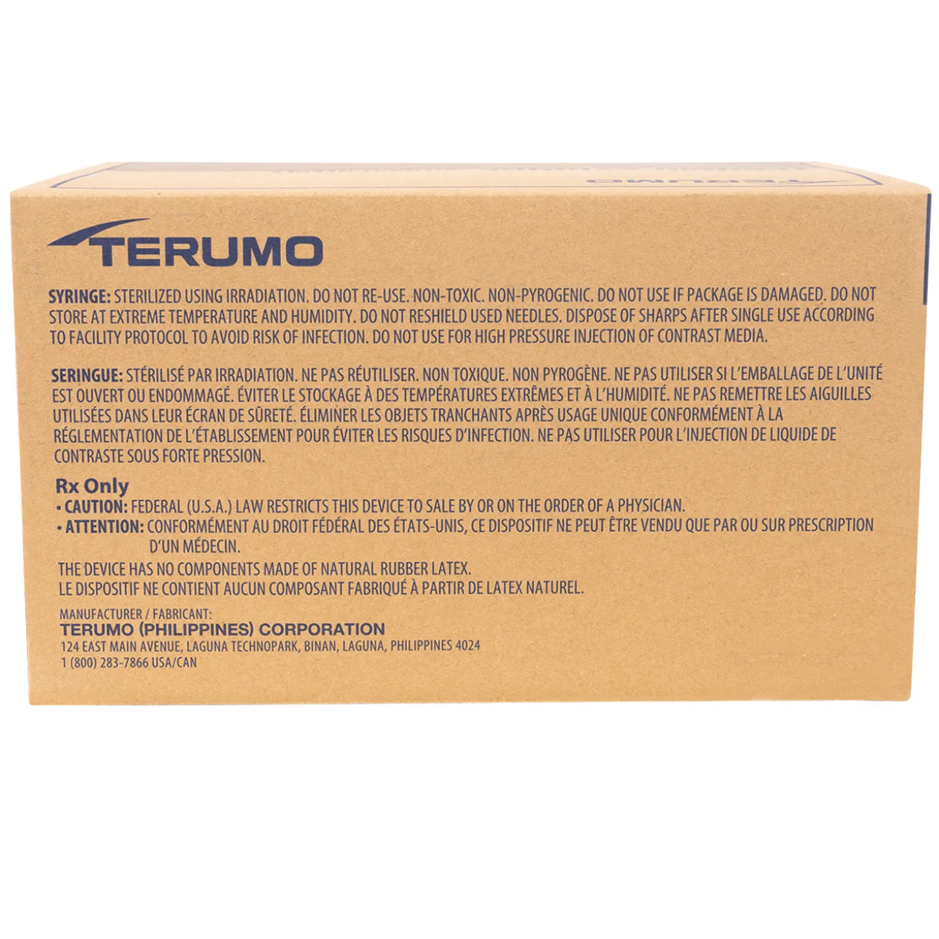 Terumo 30cc. Syringe - Box Of 25