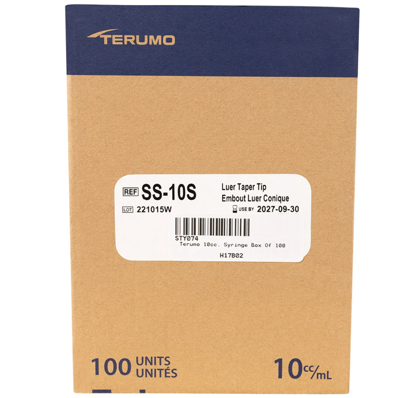 Terumo 10cc. Syringe - Box Of 100