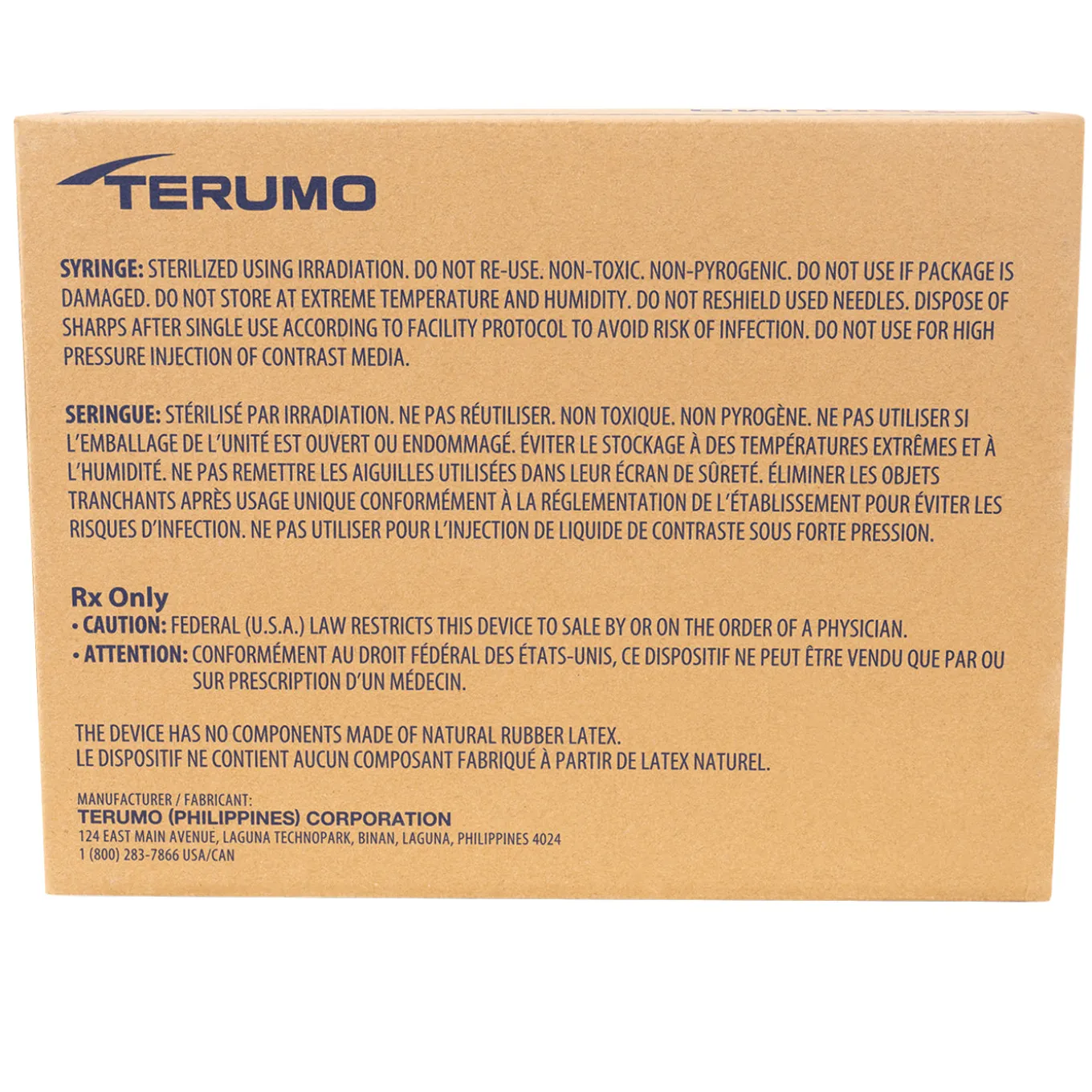 Terumo 10cc. Syringe - Box Of 100
