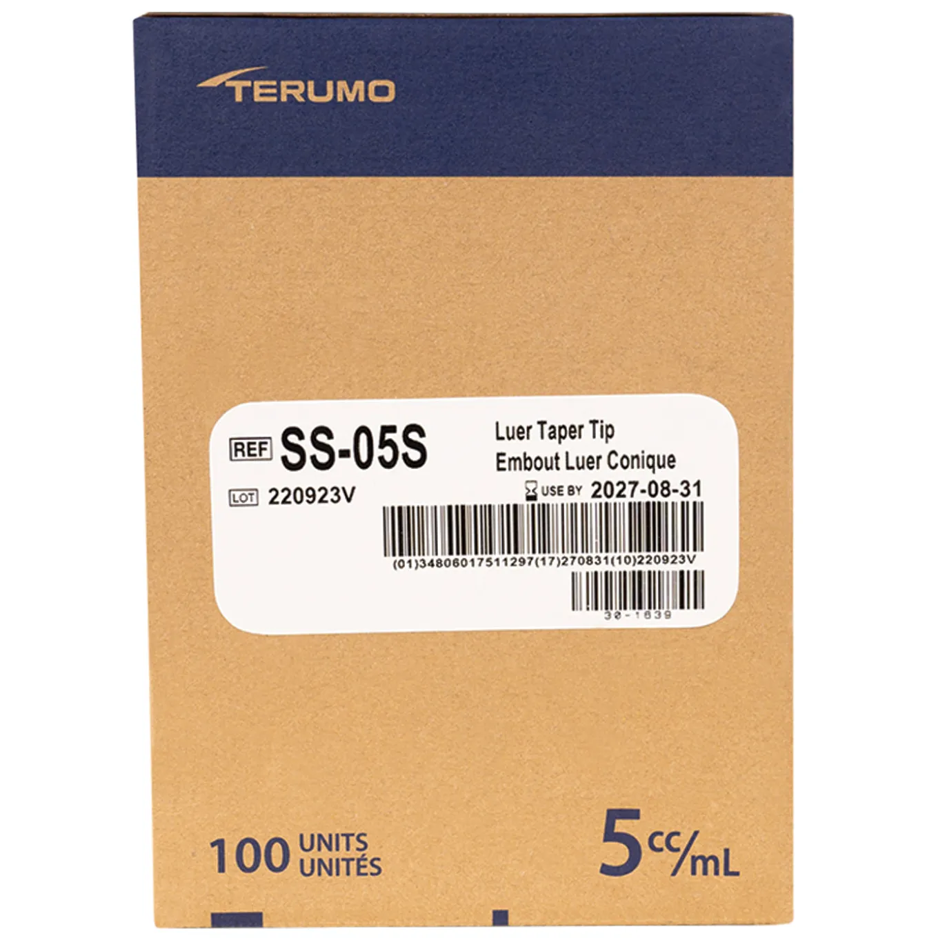 Terumo 5cc. Syringe - Box Of 100