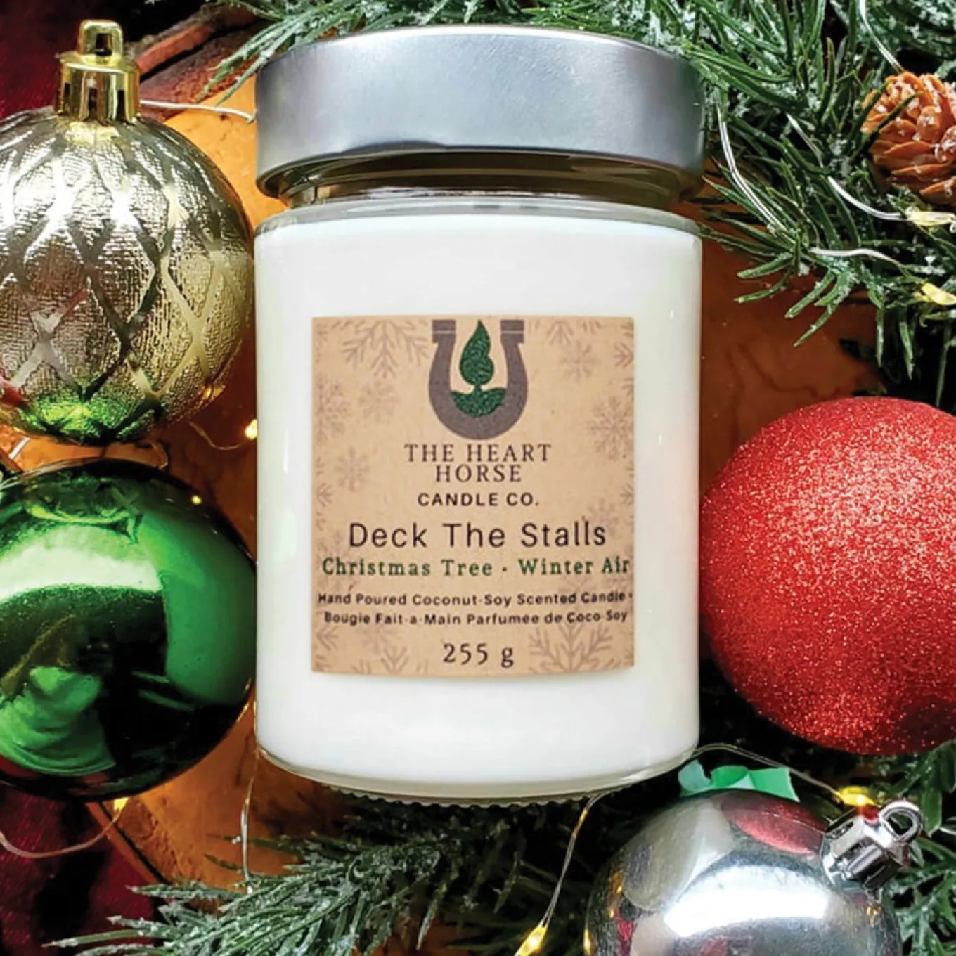 The Heart Horse Candle Co. Deck The Stalls Candle