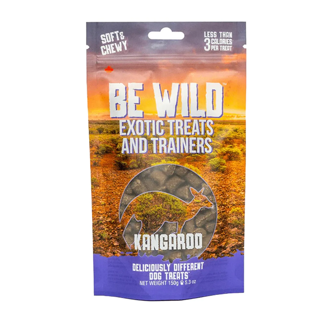 This & That Be Wild Exotic Treats & Trainers Kangaroo Soft & Chewy Dog Treats 150 g