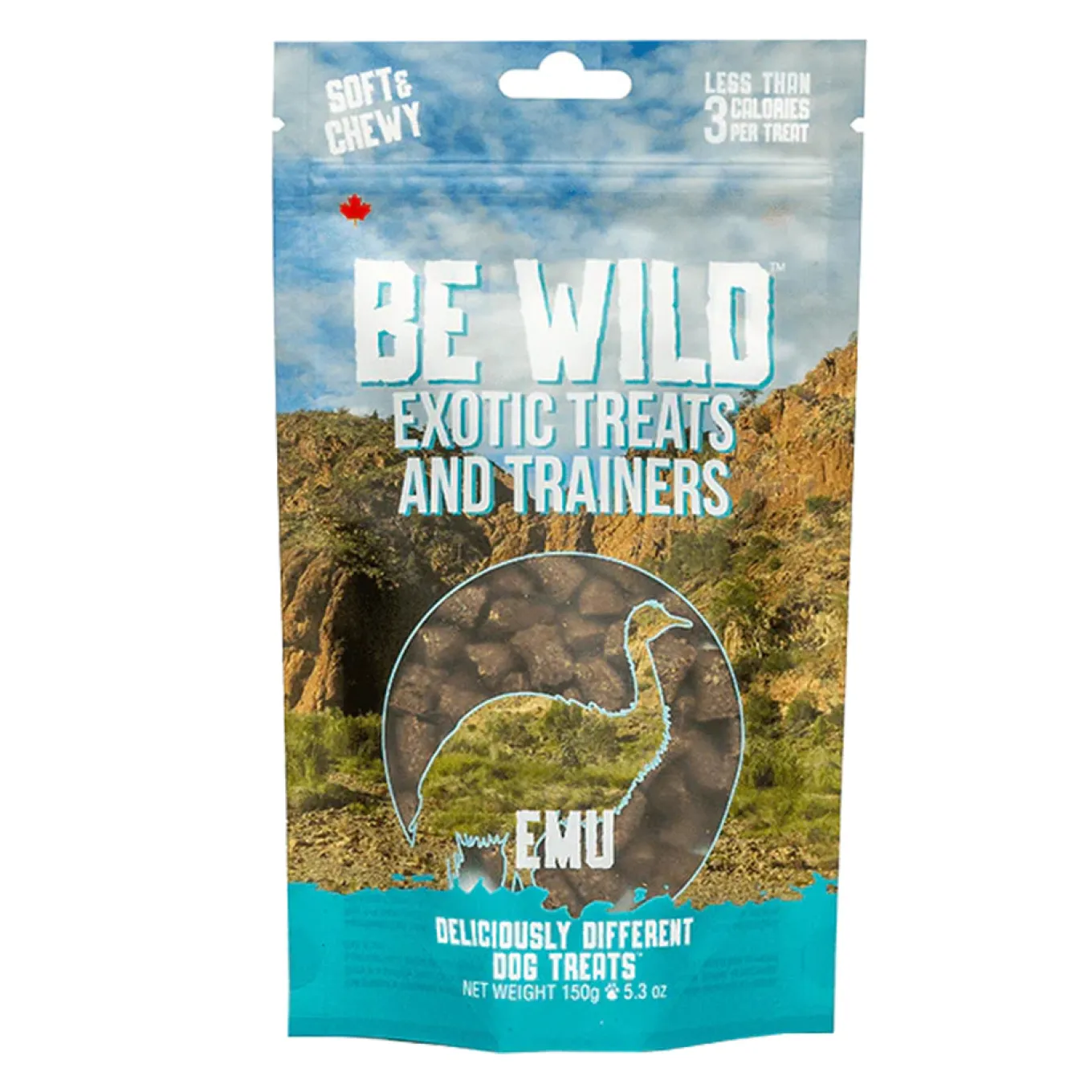 This & That Be Wild Exotic Treats & Trainers Emu Soft & Chewy Dog Treats 150 g