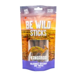 This & That Be Wild Sticks Kangaroo Crunchy Dog Treats - Pack of 6