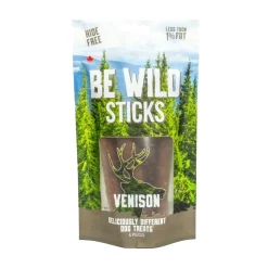 This & That Be Wild Sticks Venison Crunchy Dog Treats - Pack of 6