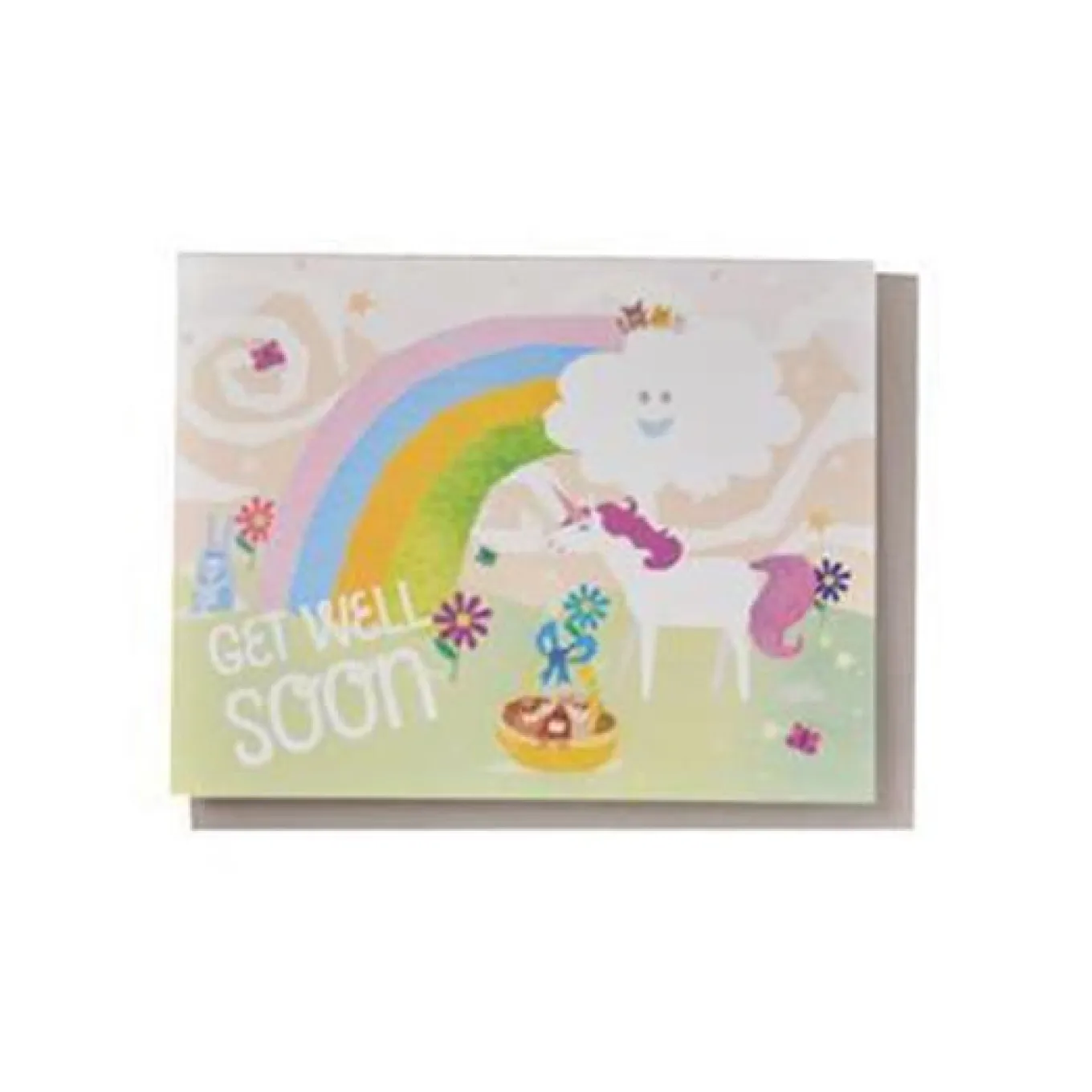 Unicorns & Rainbows Get Well Greeting Card
