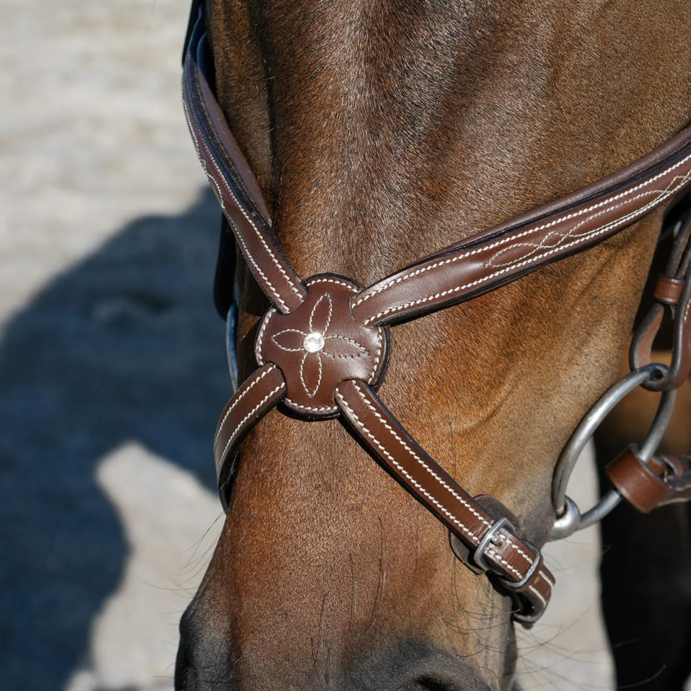 Val du Bois Padded Fancy Stitched Figure-8 Bridle