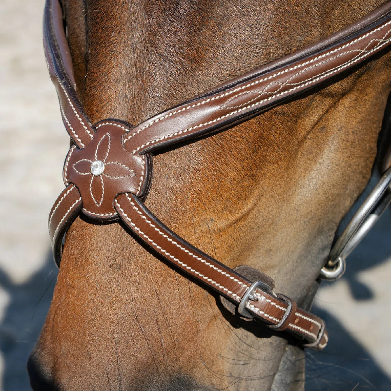 Val du Bois Padded Fancy Stitched Figure-8 Bridle
