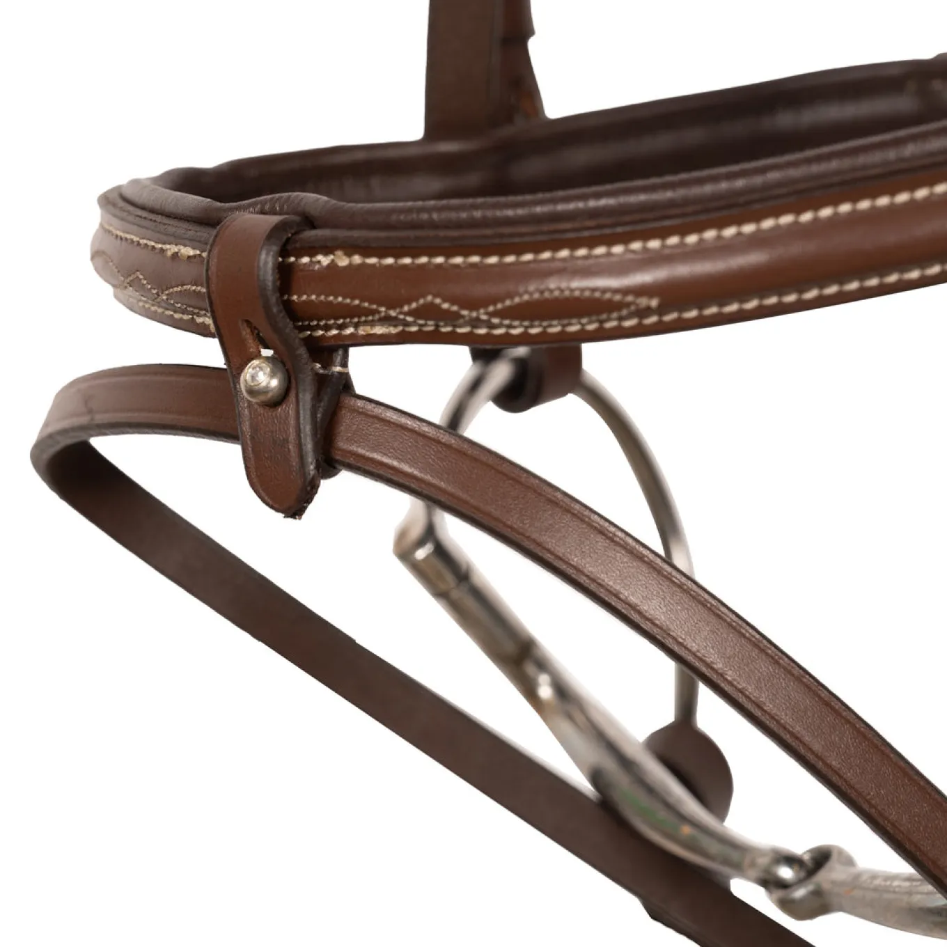 Val du Bois Padded Fancy Stitched Bridle W/ Removable Flash & Reins