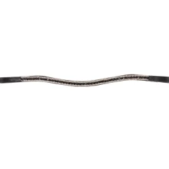 Val du Bois Shaped Black & White Crystal Browband