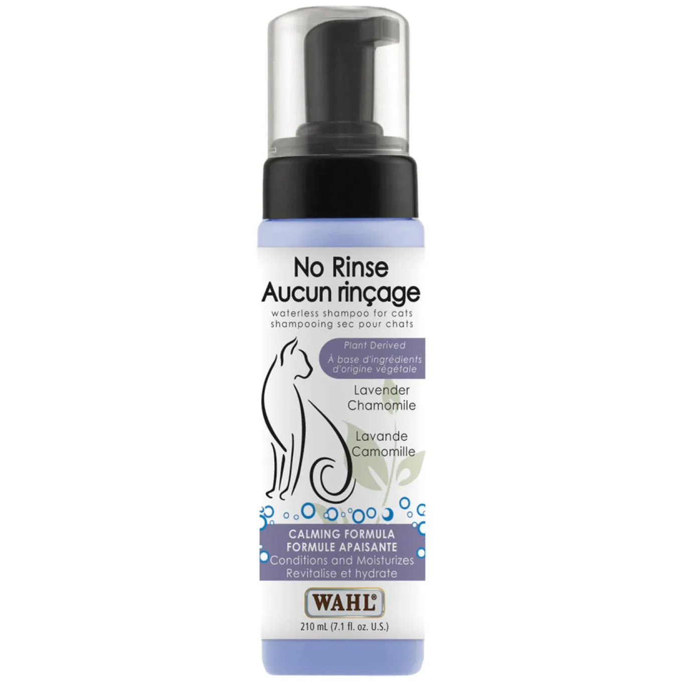 Wahl No Rinse Lavender Cat Shampoo 210 mL
