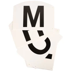 Wall-Mounted Dressage Letters