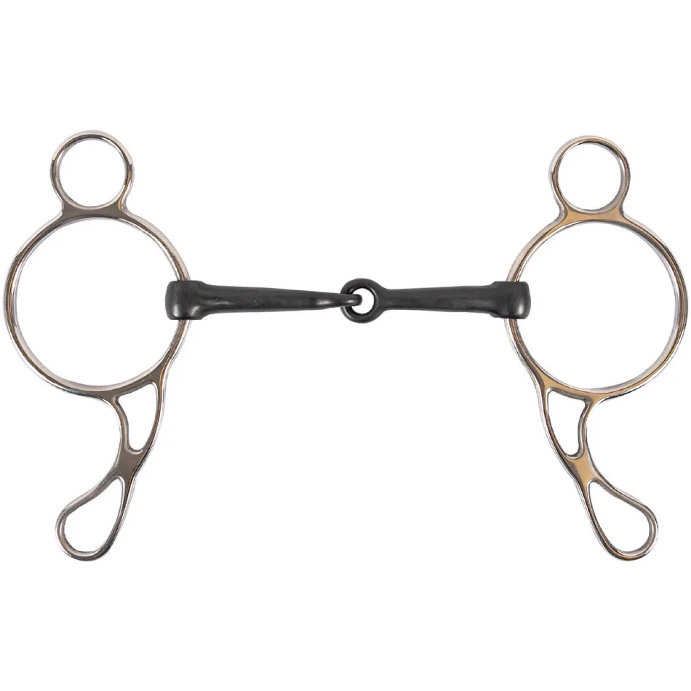Weaver Sweet Iron Snaffle Mouth Gag Bit